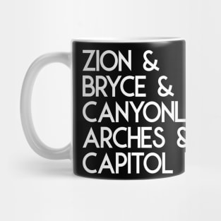 Utah's Mighty Five Mug